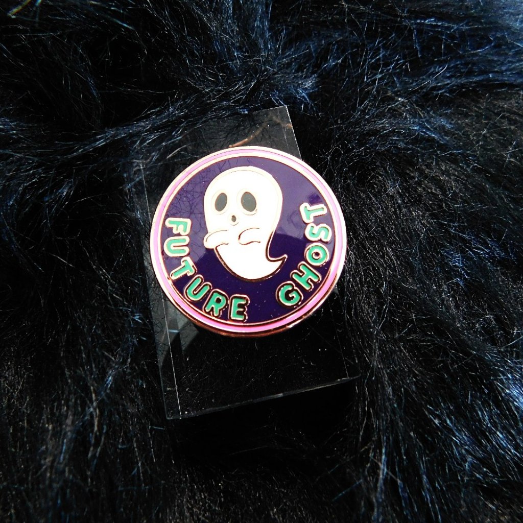 Future Ghost Enamel Pin